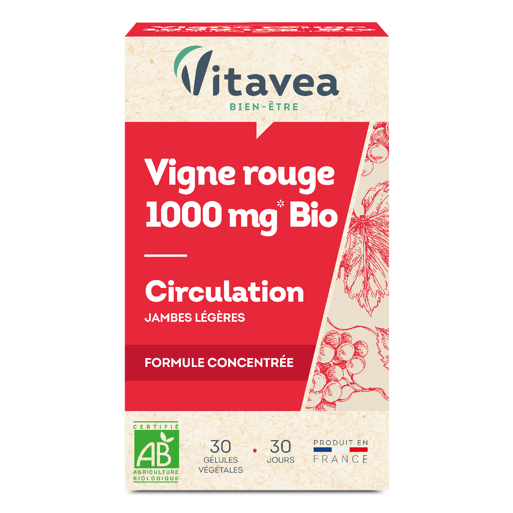 Red vine 1000 mg ORGANIC