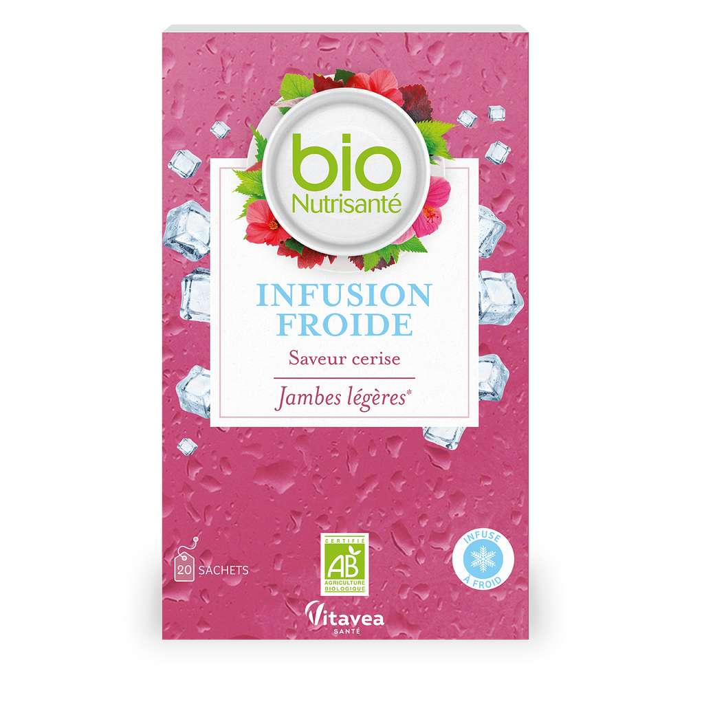 BioNutrisanté - Infusion Froide Jambes légères - saveur cerise