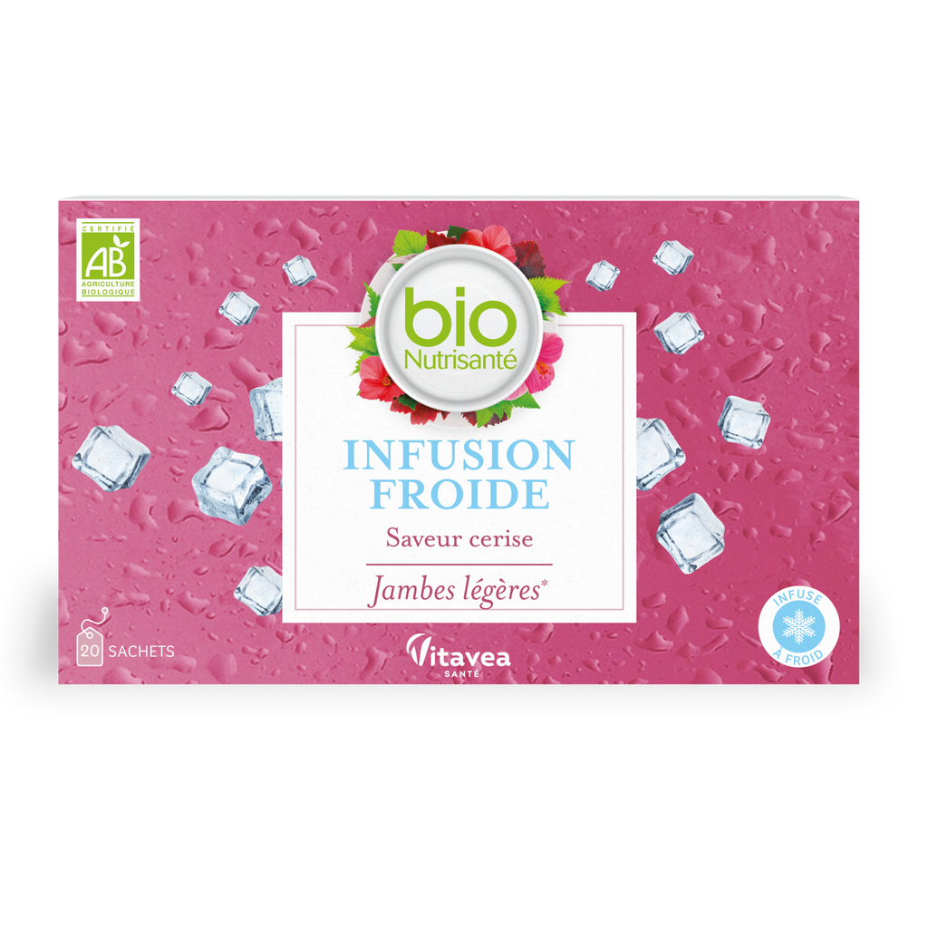 BioNutrisanté - Infusion Froide Jambes légères - saveur cerise