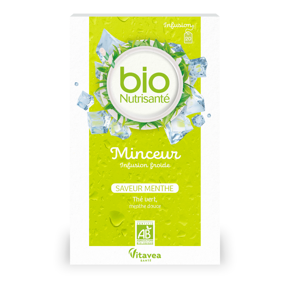 BioNutrisanté - Infusion Froide Minceur - saveur menthe