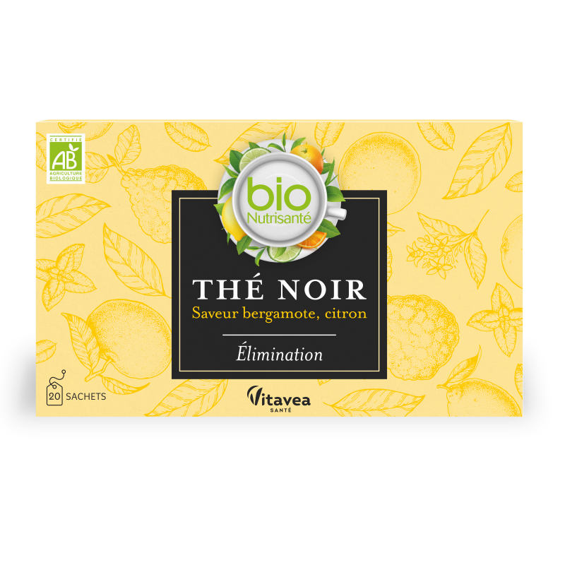 BioNutrisanté - Thé noir - saveur bergamote citron