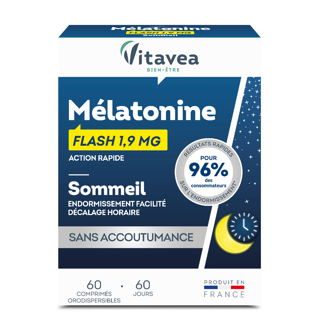 Vitavea Bien-être Mélatonine Flash 1,9mg