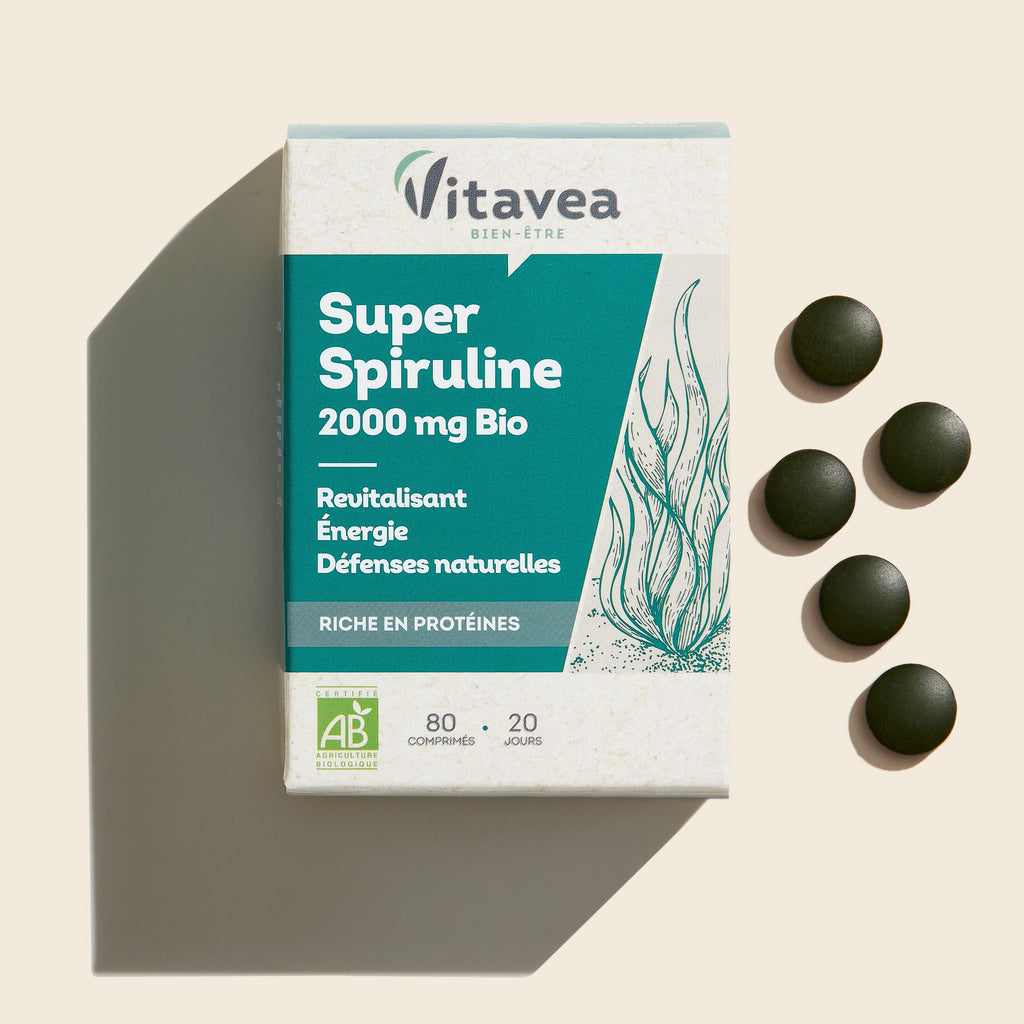 Vitavea Bien-être - Super Spiruline BIO 2000 mg
