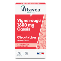 Vitavea Bien-être - Vigne rouge 1600 mg Cassis